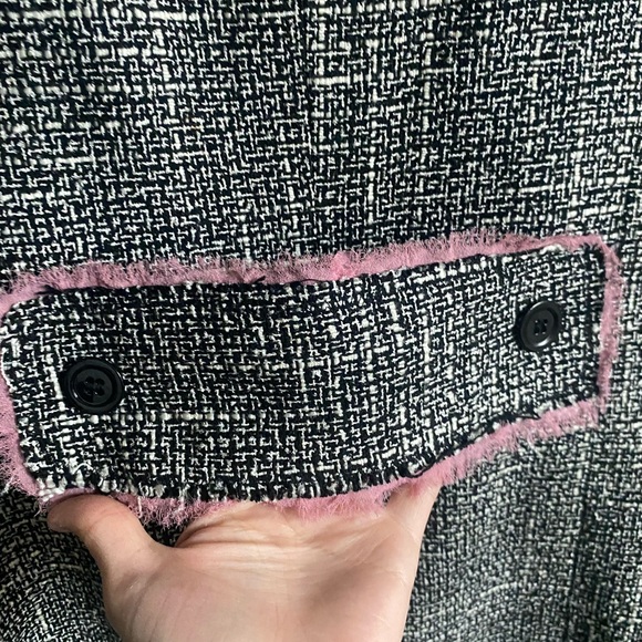 w.o.n.y. Women’s Double Breasted Boucle Coat/Jacket Size 8 - Picture 12 of 13